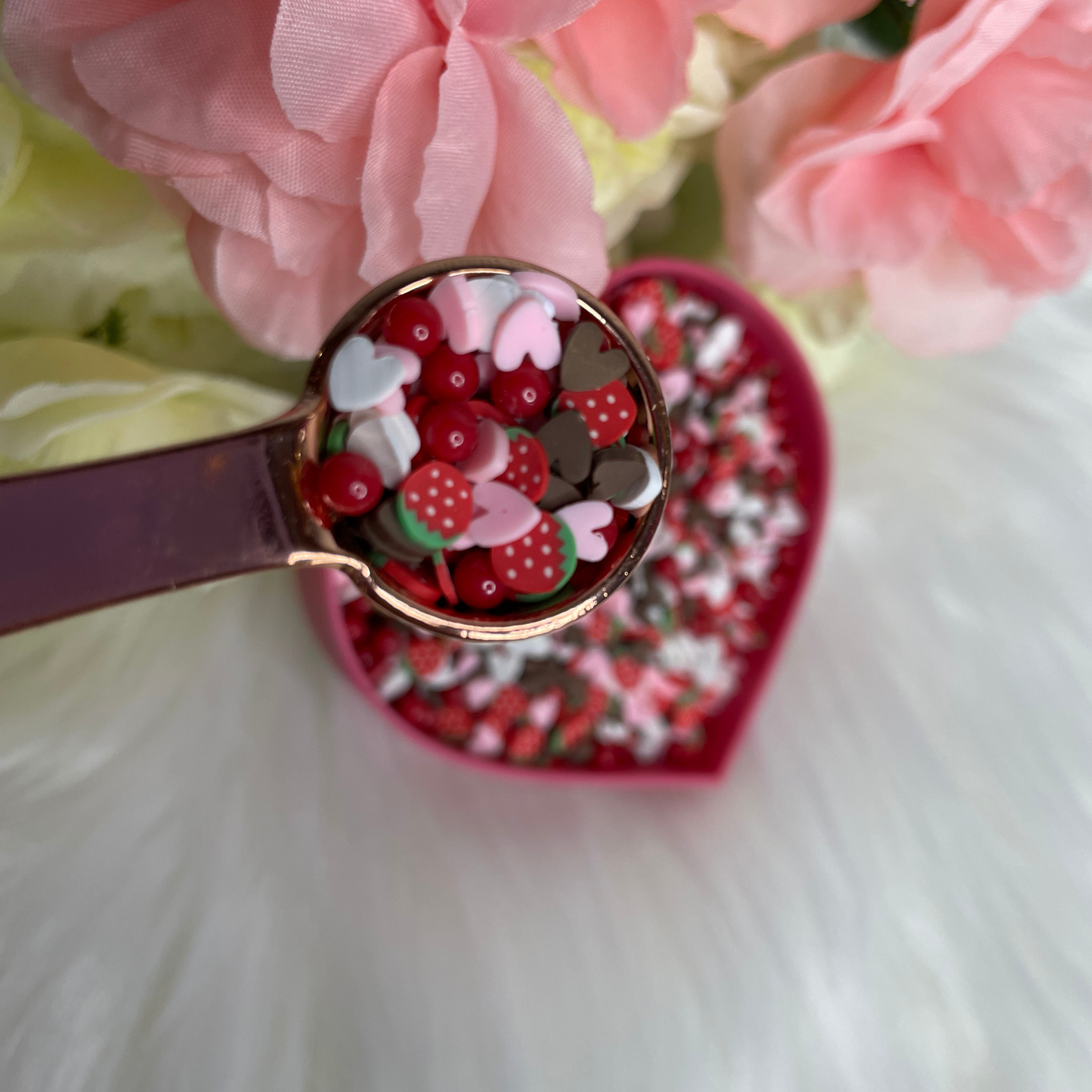 Polymer Clay Mix - Valentines Day Strawberry