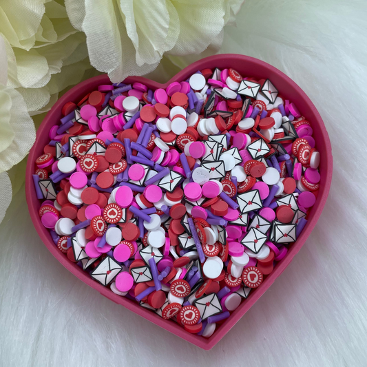 Polymer Clay Mix - Valentine's Day Letter