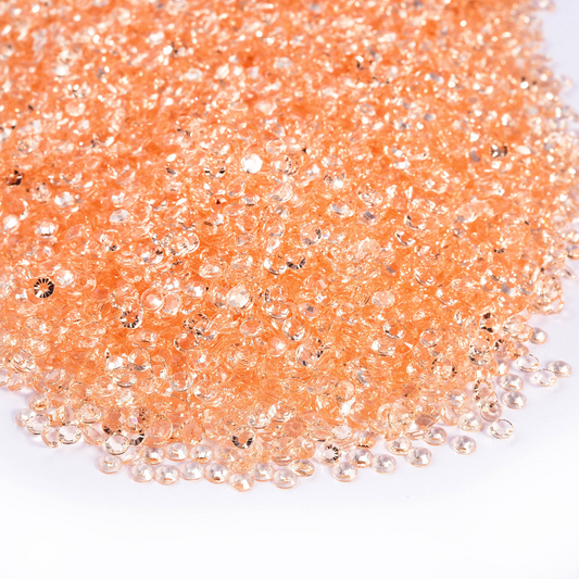 Non AB Transparent Rhinestones - Champagne