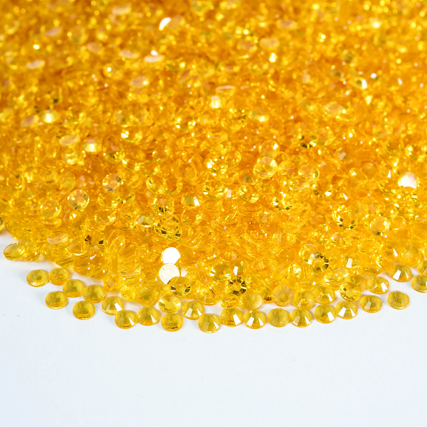 Non AB Transparent Rhinestones - Gold