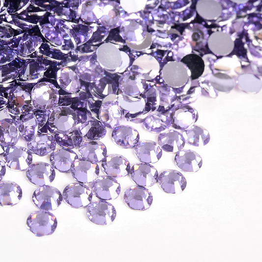 Non Hotfix Silver Back Rhinestones - Lilac.SB