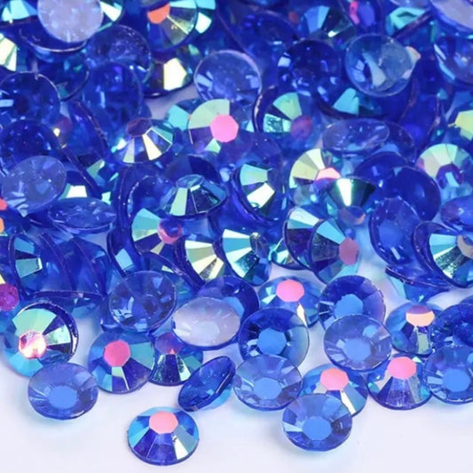 Transparent AB Rhinestones - Sapphire