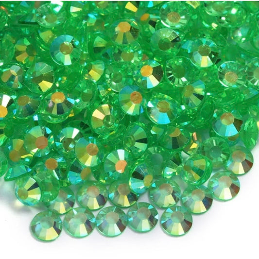 Transparent AB Rhinestones - Lemon Green